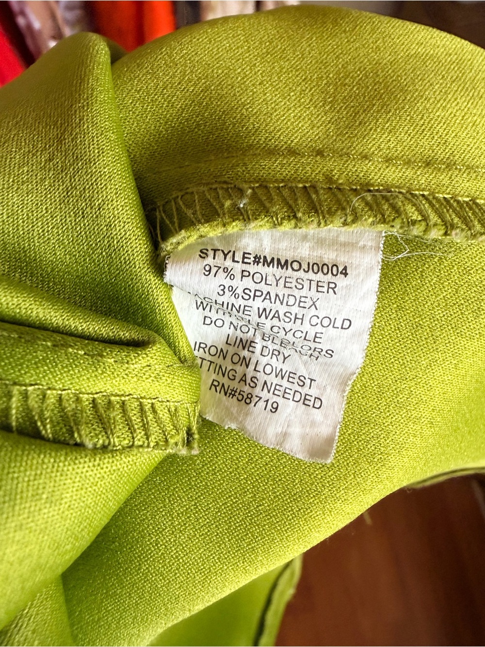 Y2K Green Fitted Button Up Top Vintage Notations 90s Minimalist Fall Size S - Picture 5 of 7